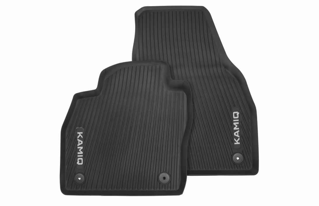 All-weather foot mats Kamiq - front, Car Mats, Interior accessories, For  your car, Catalog