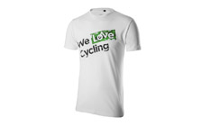 Men’s T-shirt “We love cycling”