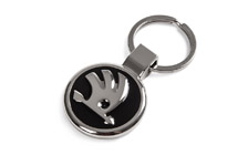 Metal Keyring with a chip