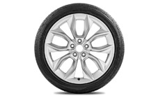 Complete summer alloy wheel CRATER 19" for KAROQ