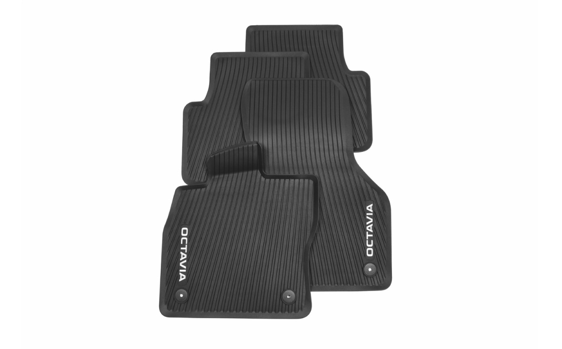 All-weather foot mats Octavia IV | Car Mats | Interior accessories | For  your car | Catalog | Czech Republic