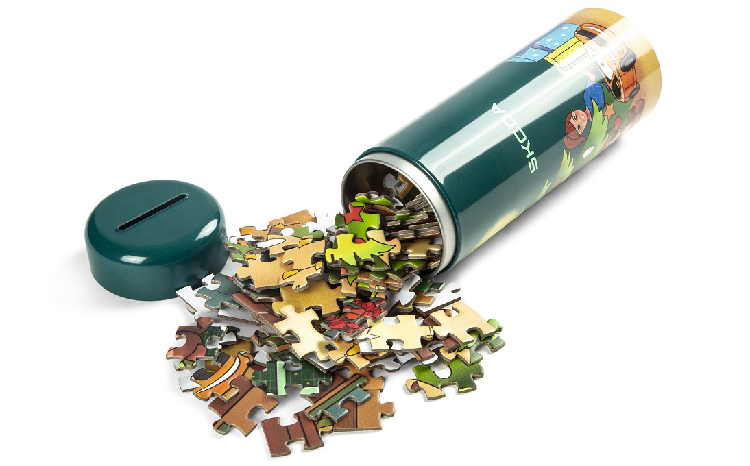 Puzzle in Tube Christmas