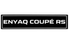 Car Plate Enyaq Coupé RS