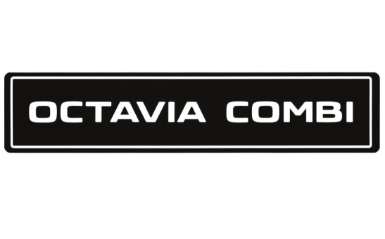 Registrační značka Octavia Combi