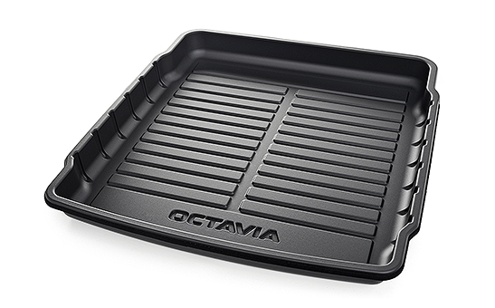 Plastic boot dish Octavia III Liftback Official Skoda Auto E shop