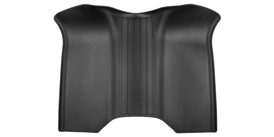 Gumový koberec přes tunel Kodiaq