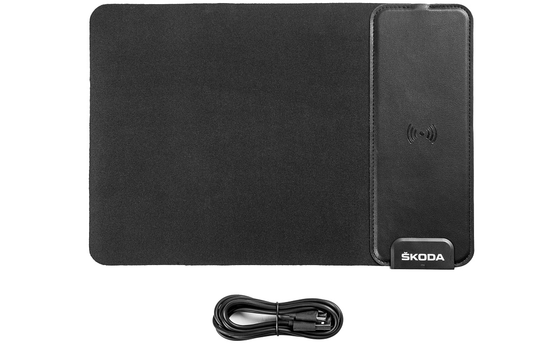 Podložka pod myš s bezdrátovým dobíjením