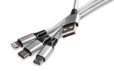 Nabíjecí kabel 3v1 USB-A ŠKODA