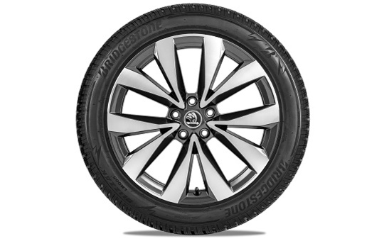 Complete winter alloy wheel Lefka 19" for Kodiaq II