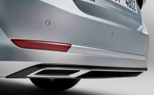 Rear bumper spoiler