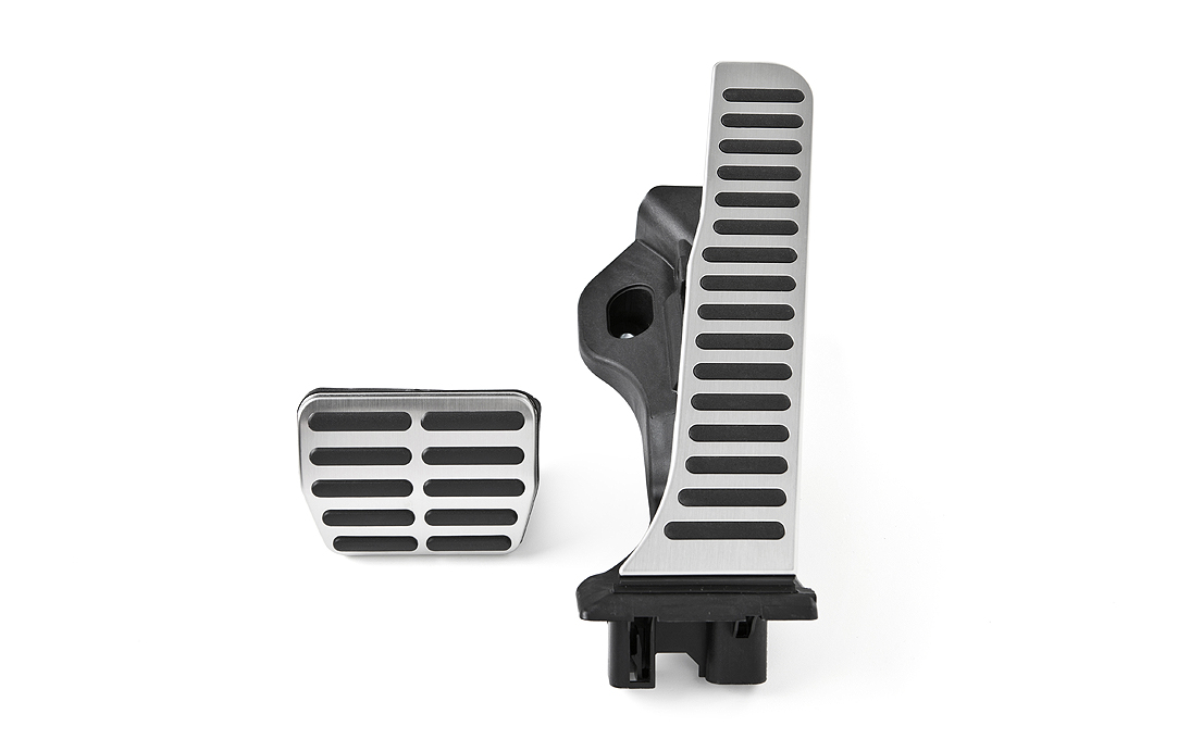 Stainless-steel foot pedal covers