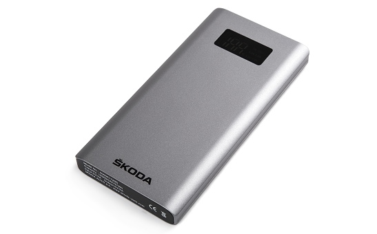 Kovová externí baterie