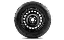 Complete winter steel wheel 15" for SCALA