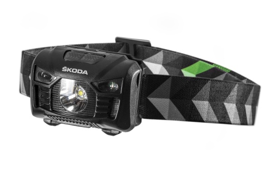 LED čelová svítilna s USB nabíjením