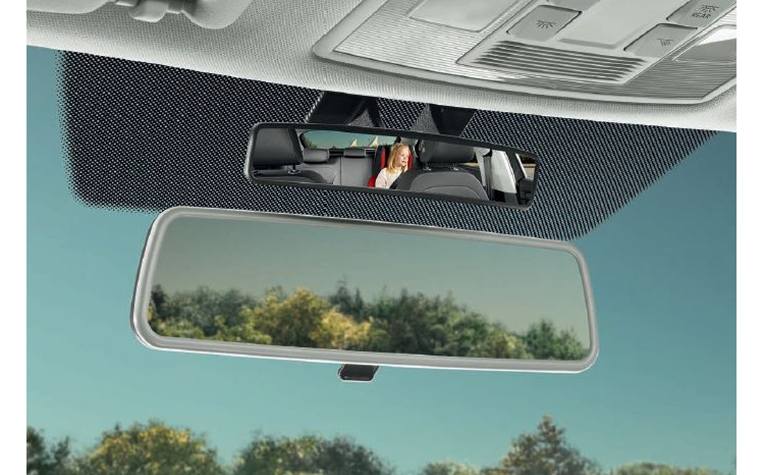 Dětské zrcátko - černé