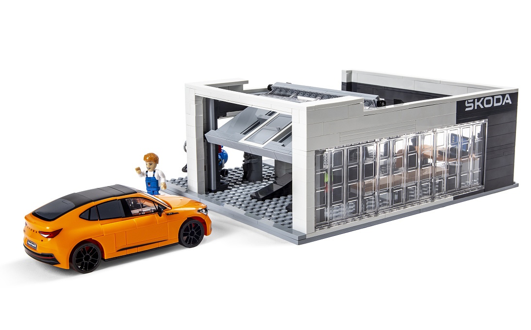 Building blocks Škoda service station