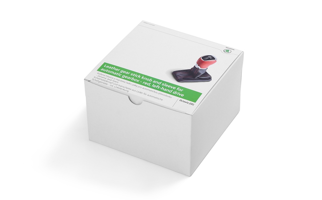 Kožená hlavice a manžeta řadicí páky Octavia III