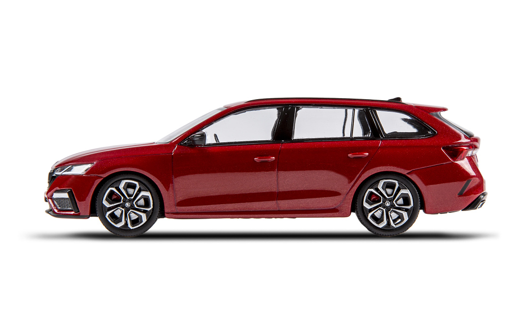 Octavia IV RS Combi 1:43 Velvet red