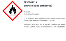 Zimní směs do ostřikovačů