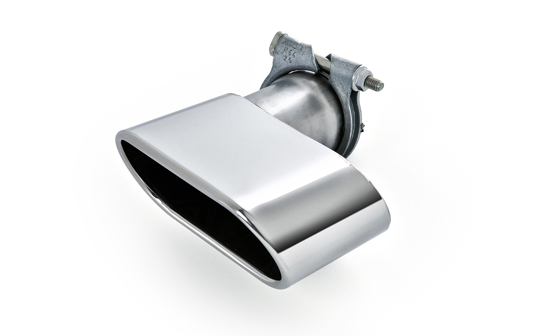 Bolted exhaust pipe end piece for OCTAVIA II