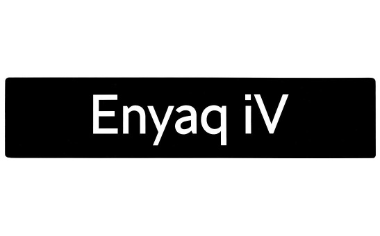 Car Plate Enyaq iV