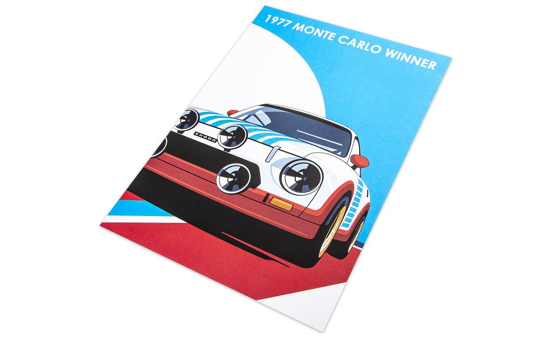 Plakát Škoda Icons RS 130 v tubusu