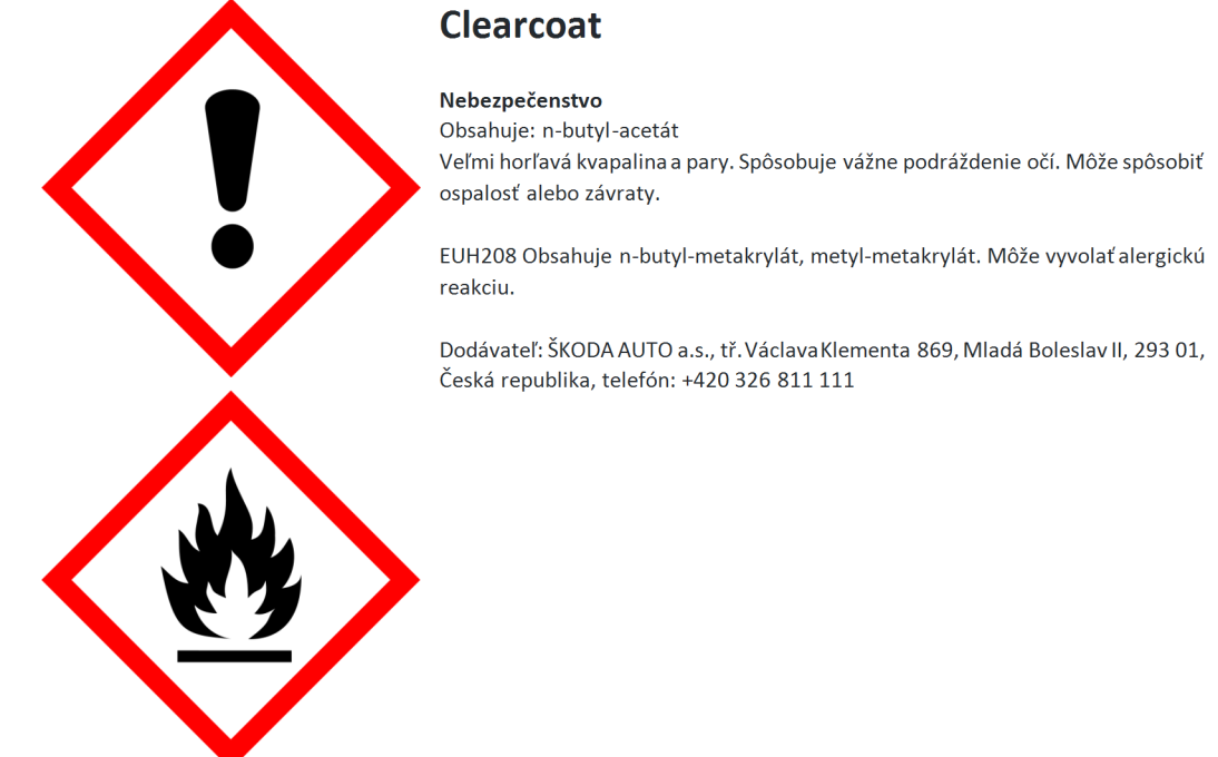 Tužka laková černá Ebony metalíza