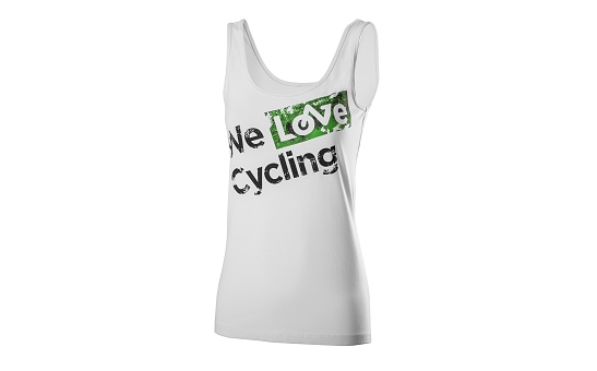 Women’s Top Tank „We love cycling“