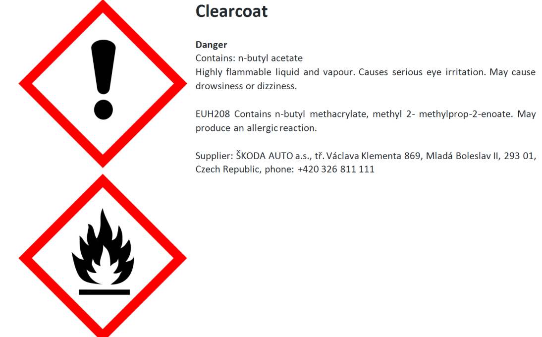 Tužka laková černá Ebony metalíza