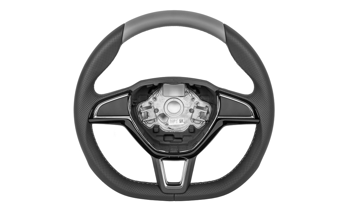 Three-spoke sports steering wheel