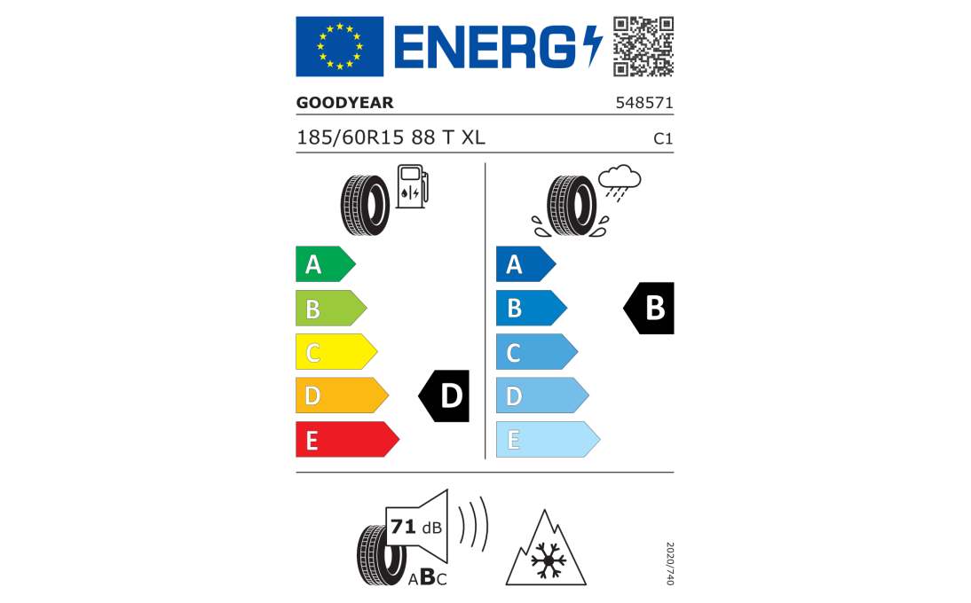 Kompletní zimní kolo Deneb 15" pro Fabia III