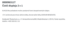 Čistič displeje 2 v 1