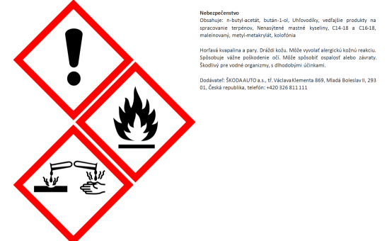 Tužka laková černá Ebony metalíza