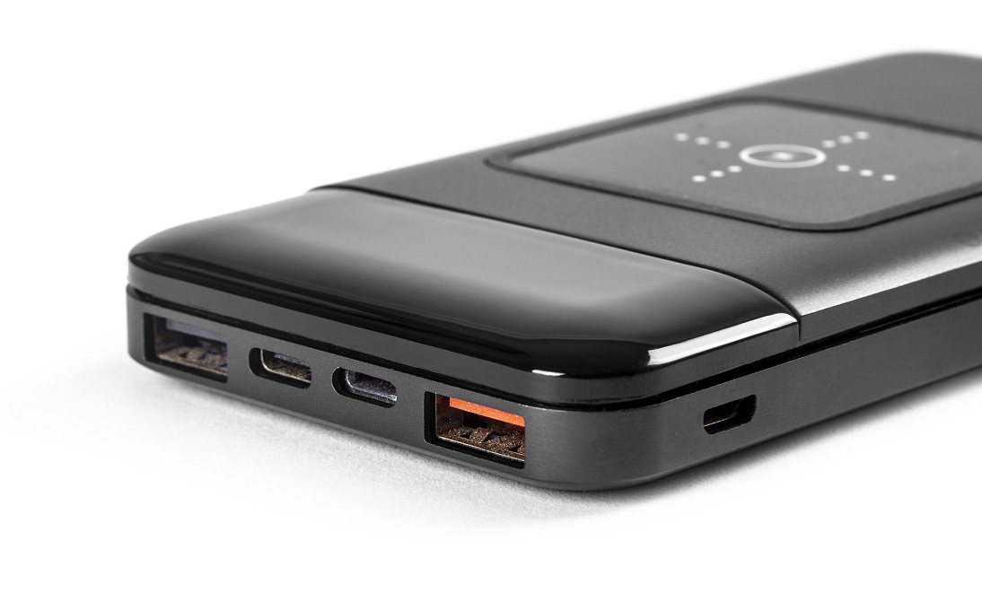 Powerbank 10 000 mAh with wireless charging