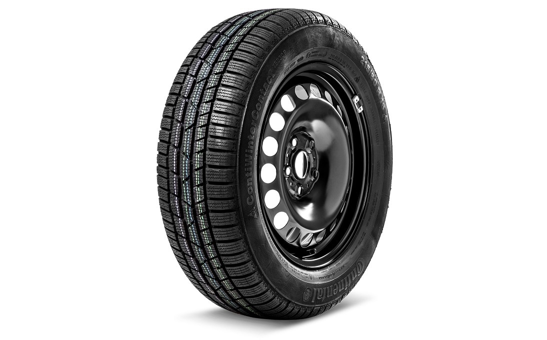 Complete winter steel wheel 15" for SCALA