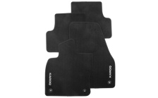 Textile foot mats Premium Karoq