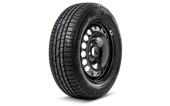 Complete winter steel wheel 15" for SCALA