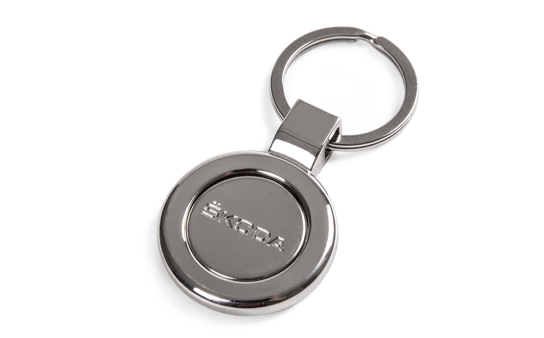 Metal Keyring with a chip