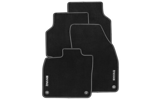  Textile foot mats Prestige – double nubuck Enyaq