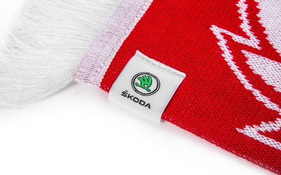 Knit Scarf Hockey red