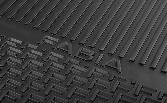 Rubber boot mat Fabia III Hatchback