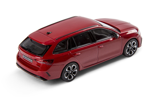 Octavia IV RS Combi 1:43 Velvet red