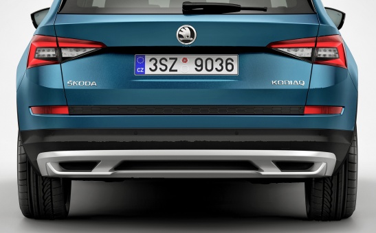 Spoiler zadního nárazníku Kodiaq