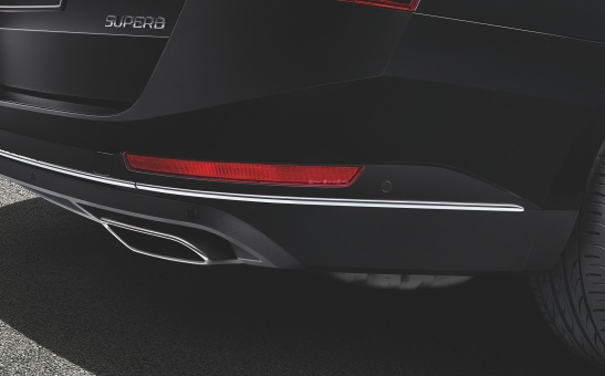 Lišta zadního nárazníku – chrom