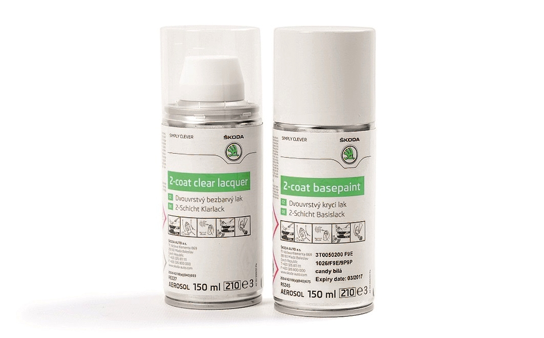 Lakový sprej bílá Candy