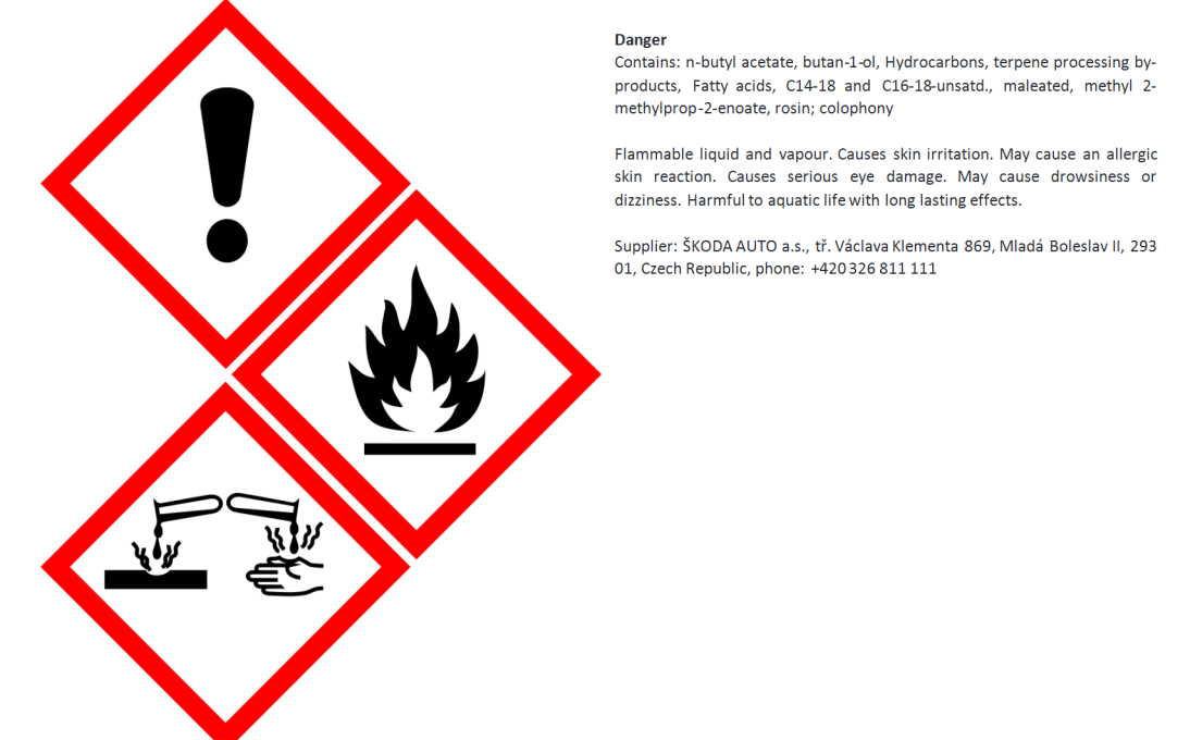 Tužka laková černá Ebony metalíza