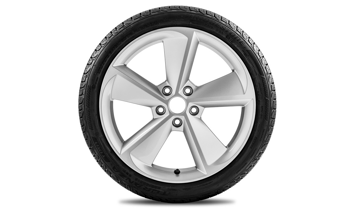 Complete summer alloy wheel GOLUS 18" for OCTAVIA III