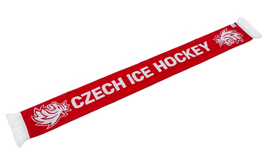 Knit Scarf Hockey red