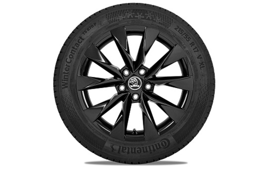 Complete winter alloy wheel Crystal 17" for Superb IV