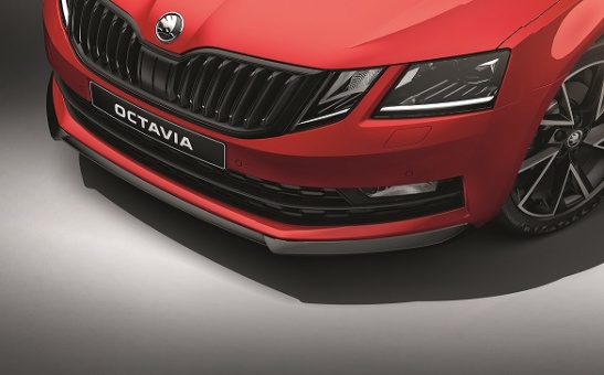 Front bumper spoiler Octavia III